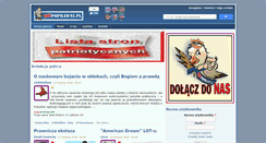 Desktop Screenshot of niepoprawni.pl